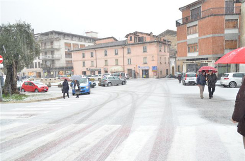 Grandinata su Rieti