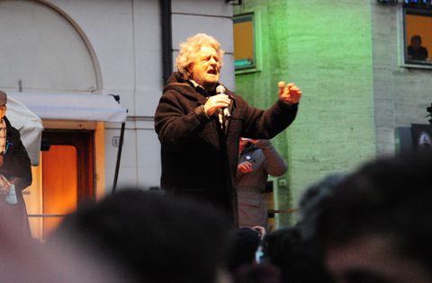 Beppe Grillo a Rieti