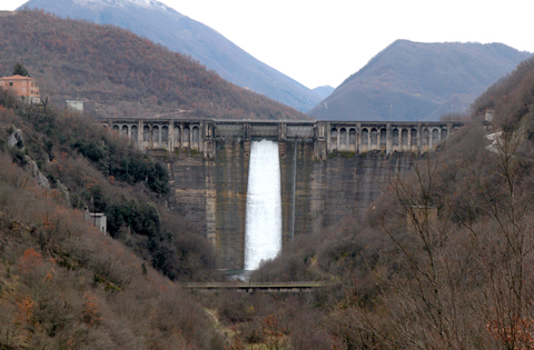 Lago sul Turano - Diga