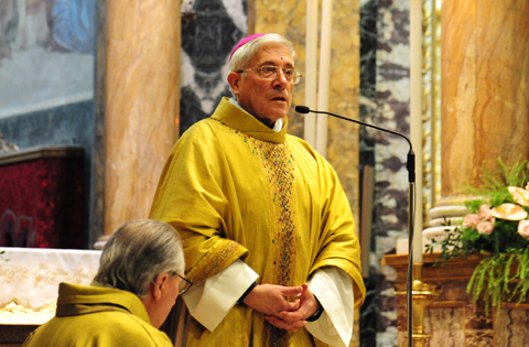 Delio Lucarelli, vescovo di Rieti. Pasqua 2013