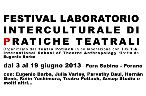 Festival Laboratorio Interculturale di pratiche teatrali