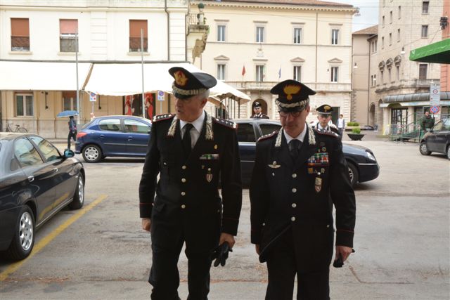 Carabinieri, a Rieti il Comandante interregionale Del Sette - Foto di Massimo Renzi