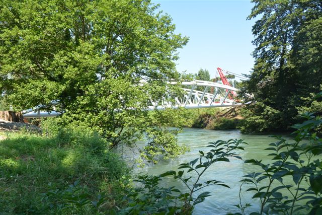 Nuovo ponte tra la Giorlandina e piazzale Leoni. Foto di Massimo Renzi