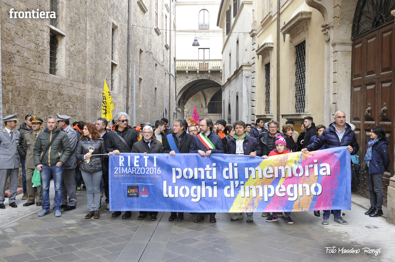 Corteo di Libera per le vittime delle mafie