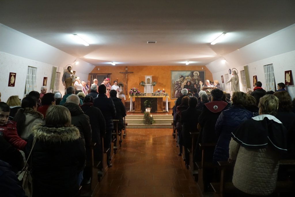 Cantalice, celebrazione con anziani e malati per San Giuseppe