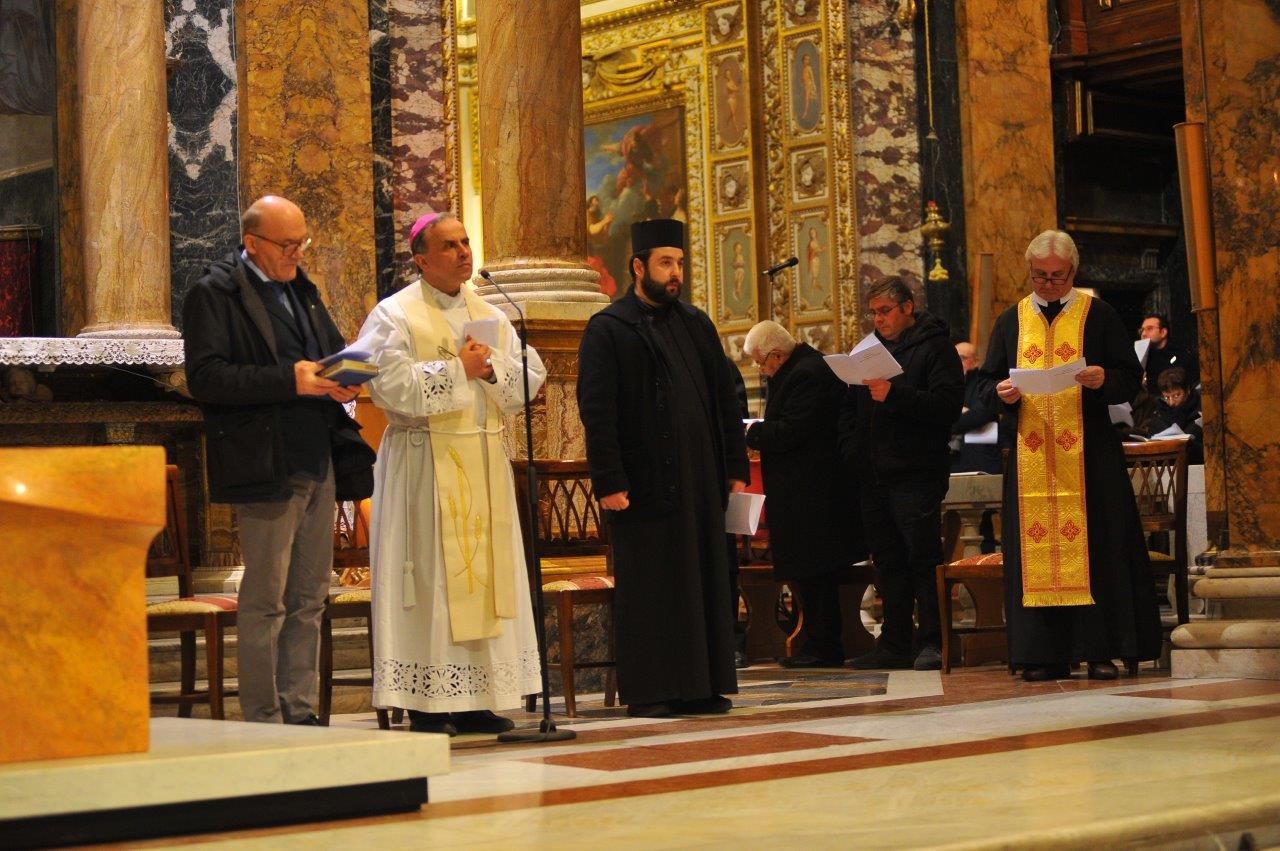 Settimana di Preghiera per l'Unità dei Cristiani. Vespri presieduti dal vescovo Domenico