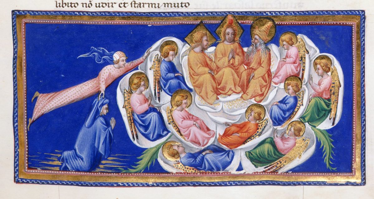 fa da guida a dante nel paradiso