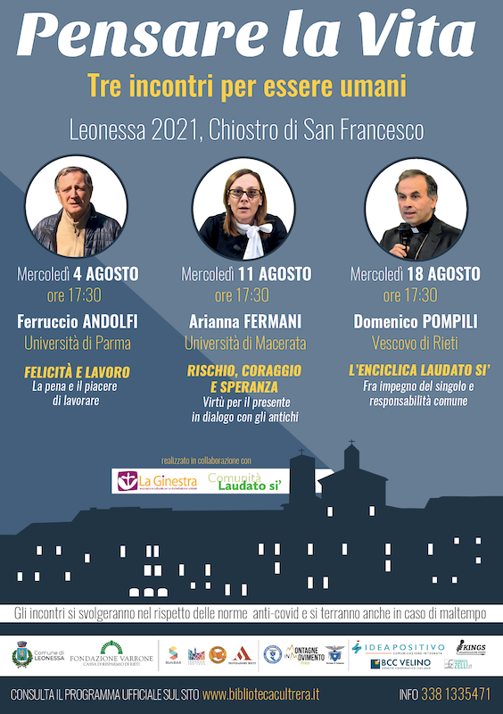 Tre incontri per essere umani / Domenico Pompili: “L’Enciclica Laudato si’. Fra impegno del singolo e responsabilità comune”